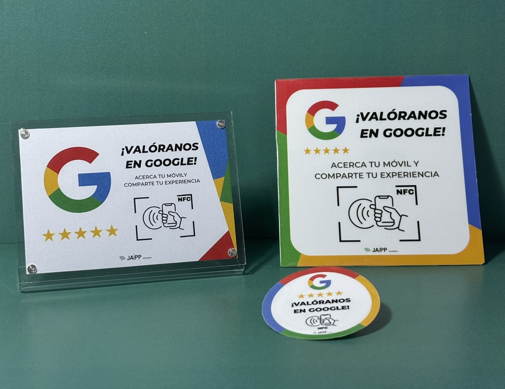 Expositor y discos Bip del pack La ronda